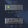 GMKtec K2 Mini PC AMD Ryzen 7 7735HS Window 11 Pro DDR5 4800MHz PCle 4.0 NVME SSD WIFI6 BT5.2 4K 1000M LAN Gaming Computer 4