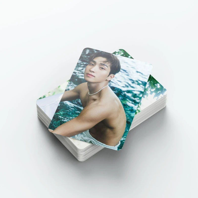 Kpop THE BOYZ Lomo Cards PHANTASY New Album Photocards LIP GLOSS Photo Card Postcard for Fans Collection 55pcs/set