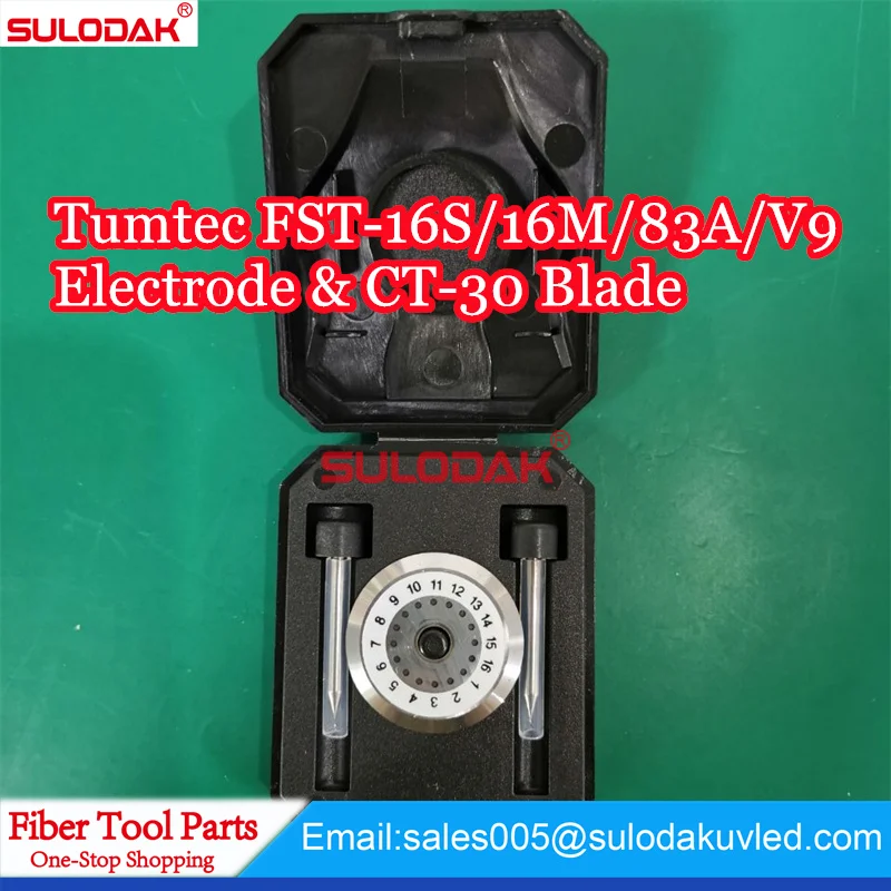 2 in 1 T-207 Electrodes with HS-30 Blade  for CT-06 CT-30 HS-30 Multiple Fiber  Fusion Splicer  Made In China