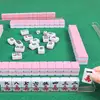 Outdoor Travel Entertainment Family Game Durable Colorfast Mini Game Set Travel Game Set No Odor Mahjong Set With Table Legs For 6