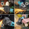 SEESII 21V Brushless Angle Grinder 125mm Cordless Cutting Polishing Machine Electric Li-ion Power Tools for Makita 18v Battery 5