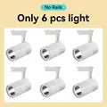 no rails white 6PCS