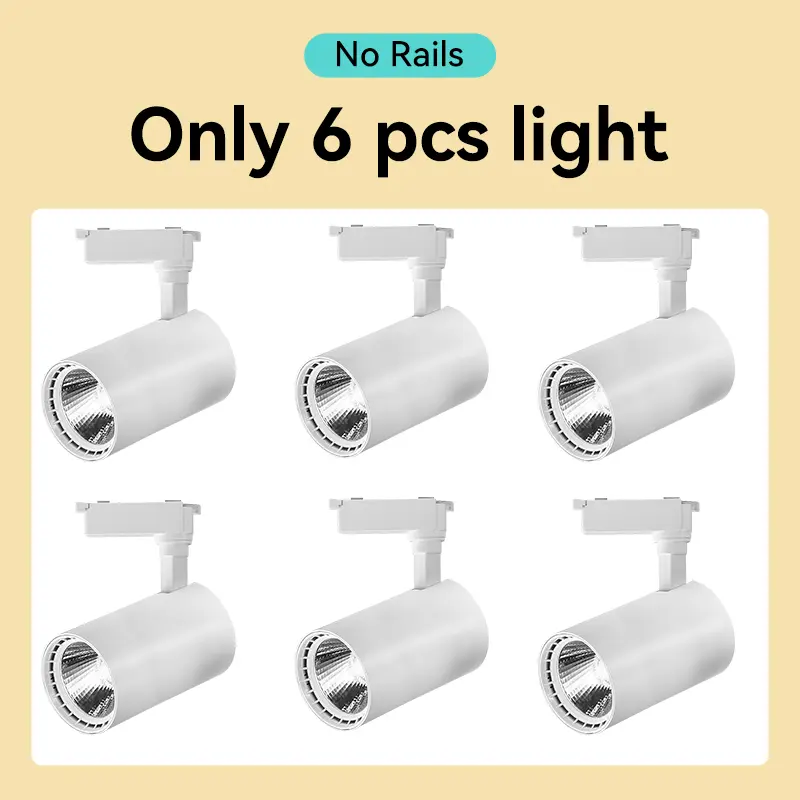 Led Track Light Set Ceiling Lamps Rail Lighting 220V Led Track Lamp Rail Light Spot Light Led Lights for Kitchen Shop Store Home - Image 15