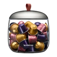Glass Storage Jar, Luxurious Small Ornament, Capsule Coffee Storage Box, Lidded Storage Container, Home Organization Tool 1