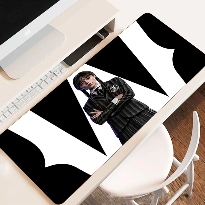 

Gaming Mouse Pad Anime Addams Gamer Cabinet Games Computer Desks Office Accessories Desk Mat Mousepad Keyboard Mats Pc Extended