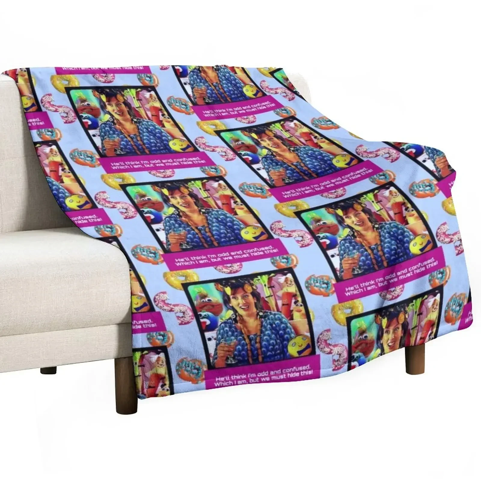 

Miranda Hart Throw Blanket warm for winter Luxury St Single Blankets