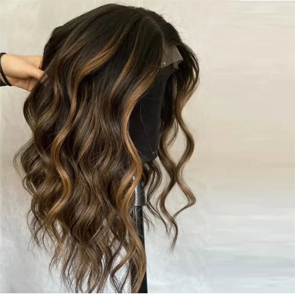 human hair wigs long 26inch 5x5 wave base glueless jewish human hair wig baby hair hd lace european preplucked daily
