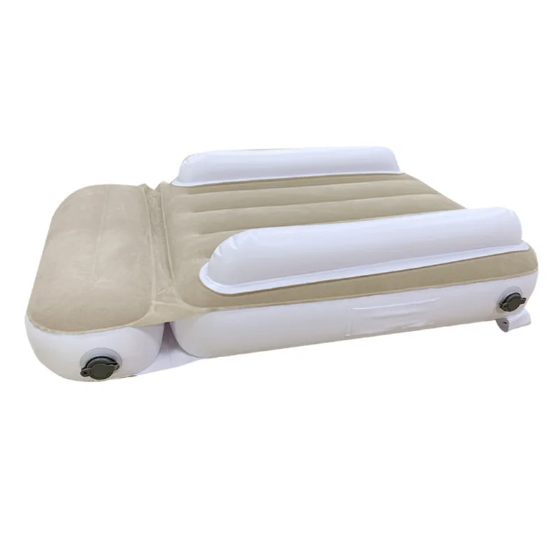 New Product Car PVC Flocking Portable Airplane Train Bus Outdoor Inflatable Bed Station Wagon Rear Seat