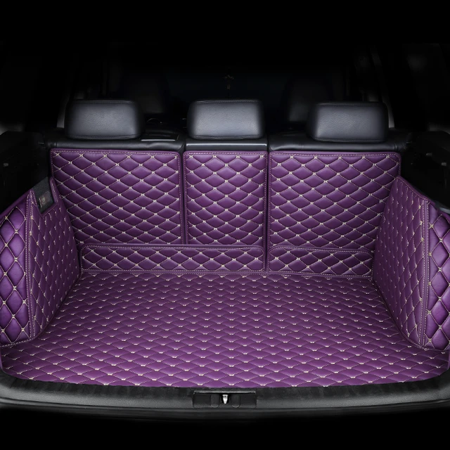 Couverture complète personnalisée pour coffre de voiture, tapis d'intérieur  pour voiture, doublure de chargement, accessoires Automobiles, style Auto -  AliExpress