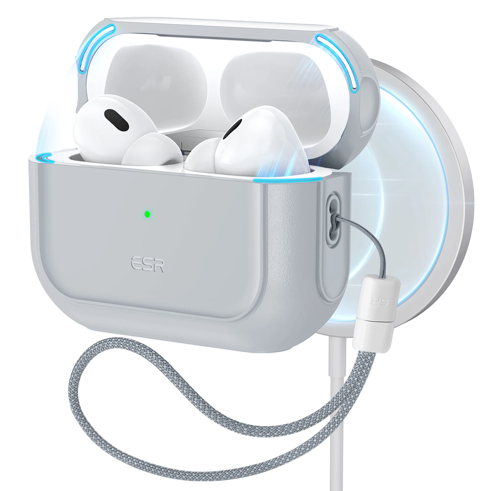 ESR for AirPods Pro 2 ケース ストラップ付き Airpods Pro 2023