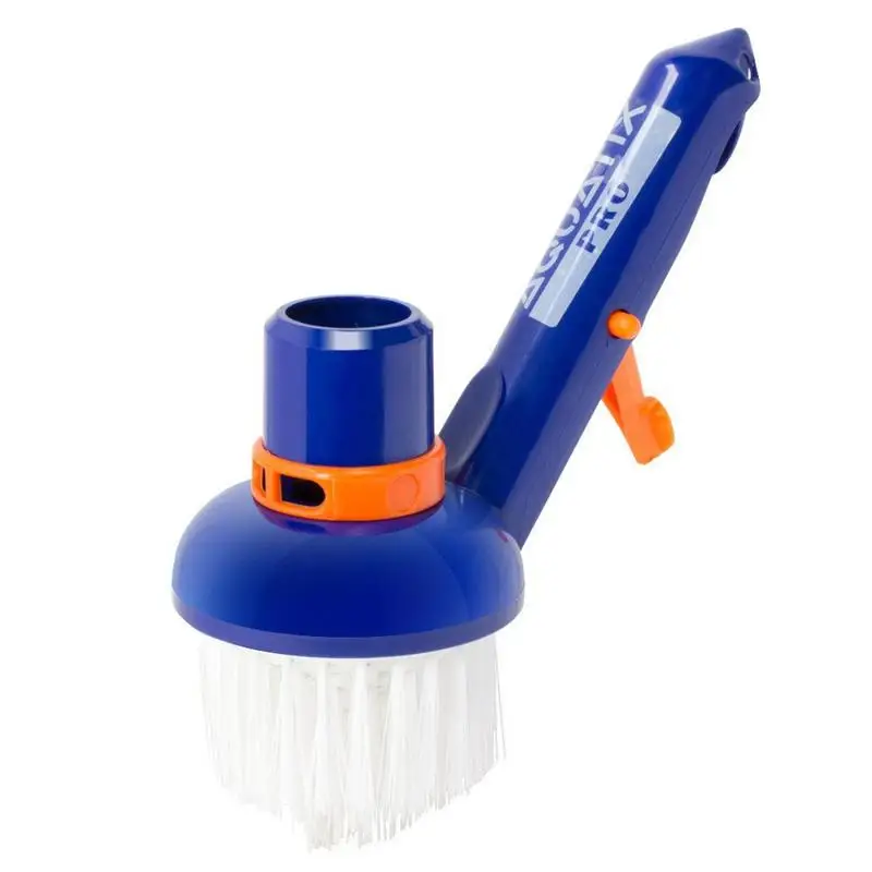

Small Pool Brush Durable Swimming Pool Clean Brush Handle Scrub Brush With Fine Bristles For Above Ground And In-ground Swimming
