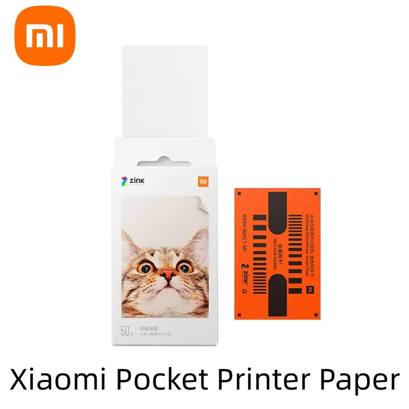 Original Xiaomi Pocket Printer Paper ZINK Self adhesive Photo Print original-xiaomi-pocket-printer-paper-zink-self-adhesive-photo-print