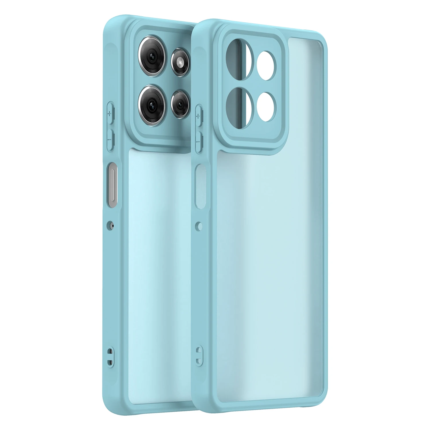 Durable Armor Bumper Shockproof Silicone Phone Case - Hard Cover Capa