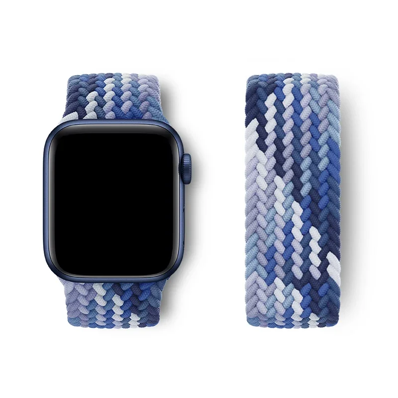Elastic Braided Loop Watch Band Strap in Multiple Sizes