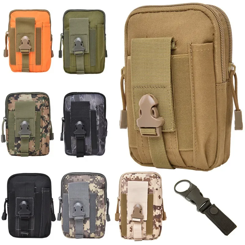 Tactical Waist Pack Belt Bag Camping Outdoor Molle Pouch Wallet Safety and Survival Tool Bag Running Pouch outdoor bag survival tool