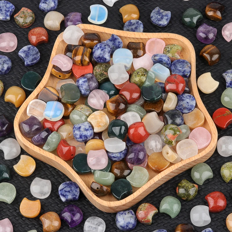 Natural Carving Cat Head Shape Beads 15x16mm Horizontal Hole Jasper Crystal Stone Beads for DIY Bracelet Decorative Accessories 3