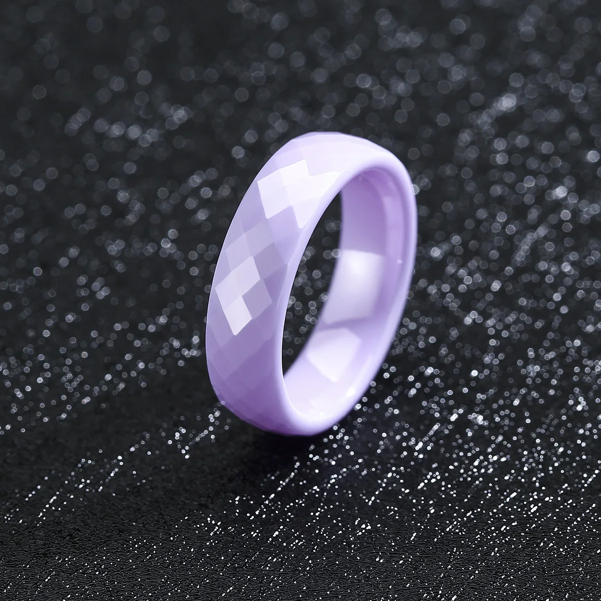 Sleek 6mm Unisex Ceramic Ring – Hypoallergenic Plain Wedding or Promise Band