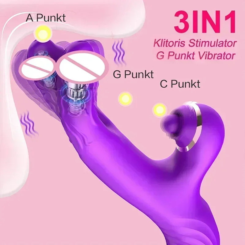 Finger Tapping Vibrator for Women Clit Sucker Clitoris Stimulator Powerful Dual Dildos Vibrators Sex Toys for Couple Adult Toys