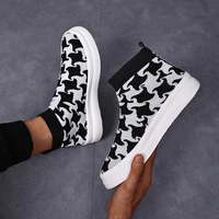 New Thousand Bird Grid Breathable Casual Shoes, Mid Top Versatile Sports Shoes, Comfortable Women's Shoes, Short Boots 1
