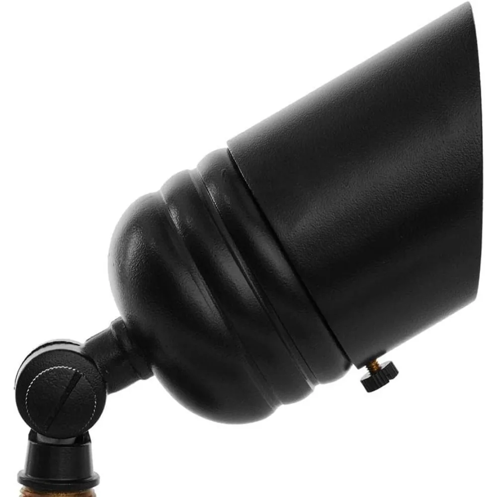 20-Pack 12V Brass Outdoor Spotlights (Black) for Low Voltage Landscape Lighting 2