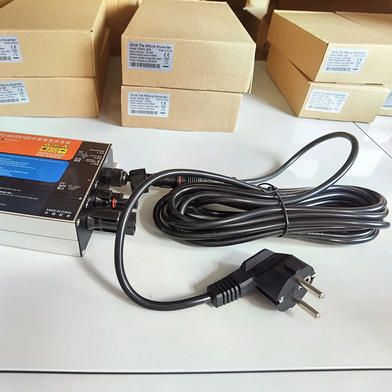 PVGS 700W/600W/500W/350W/300W/260W MPPT Solar PV On Grid Micro Power Inverter DC18V-60V to AC110V-220V 50HZ/60HZ home use IP65 solar inverter power inverter