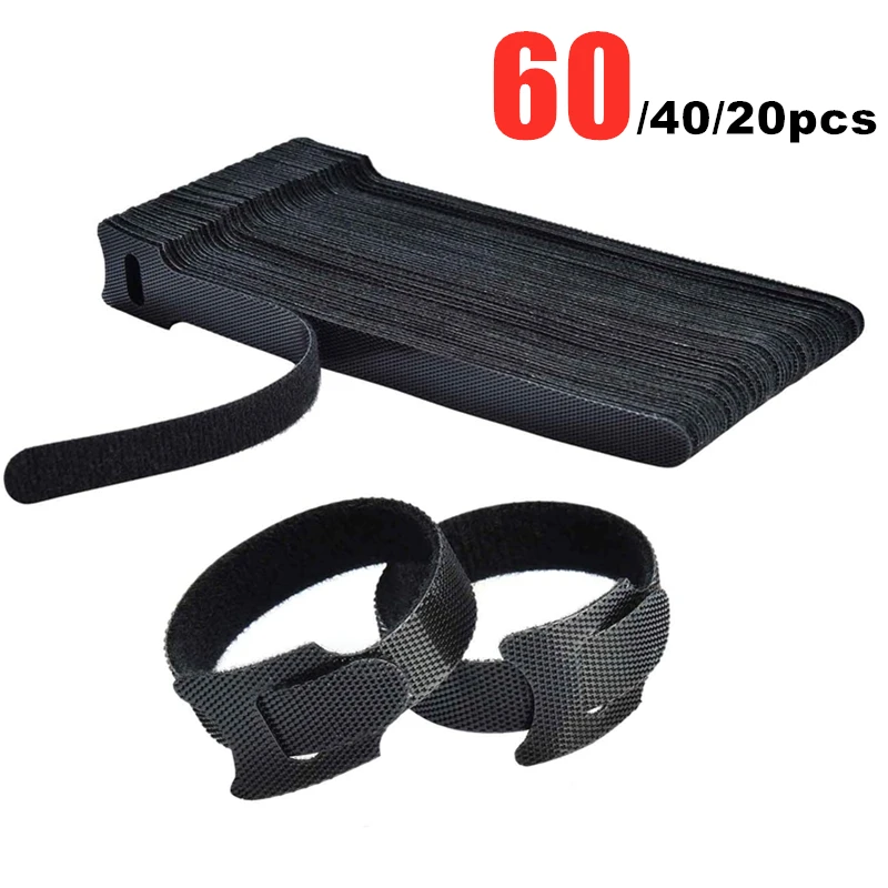 5 X 5 Correas De Silicona Para Cables, Bridas Para Cables, | Cuotas Sin