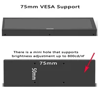 8.8 inch HDMI Touch Long Wide Monitor With Case PC Temperature Display PC Sensor Panel Display Small Extender Monitor - Image 3