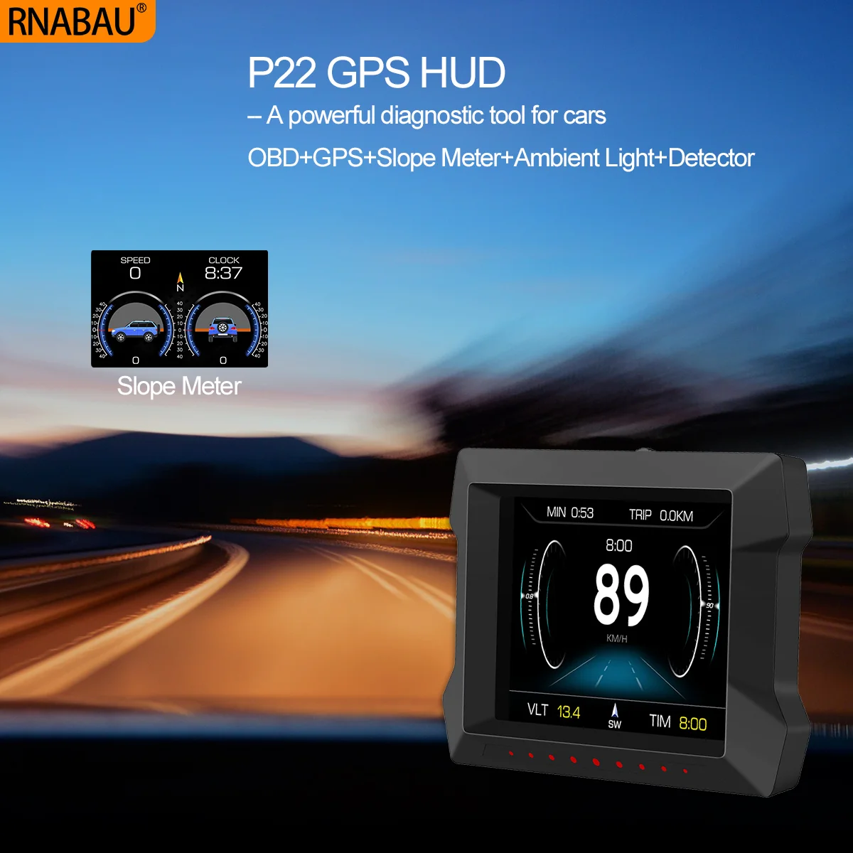RNABAU P22 GPS HUD ε  ׷̵:  ڵ  ,  ,   ڵ   