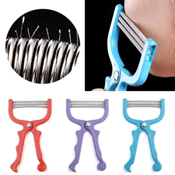 Epilatore Manuale per Rimozione Peli del Viso, Strumento di Bellezza per Rasatura e Depilazione per Donne Adulte