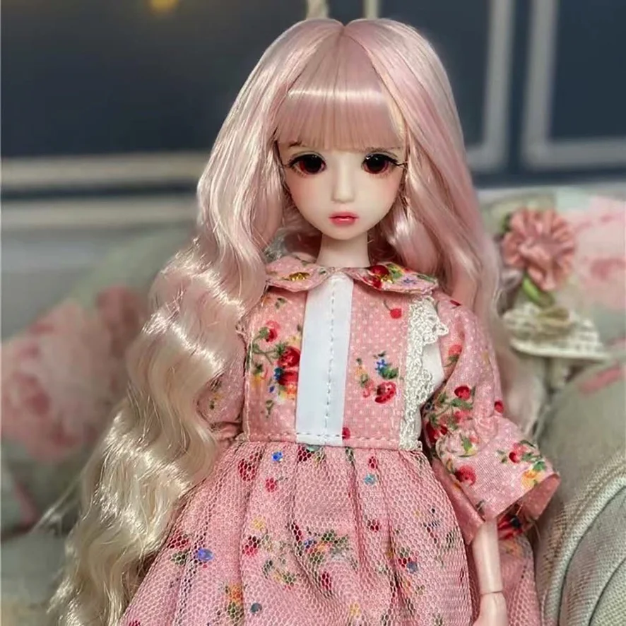 30CM BJD Dolls Makeup Ball Jointed Fashion Full Set Accessories House 1/6 Dolls for Girl Kids Gifts Toy Surprise