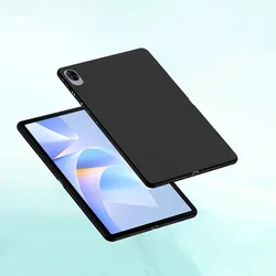 Enhanced Protective Silicone Case with Airbag Corners for Matepad 11.5S 2024 (Black)