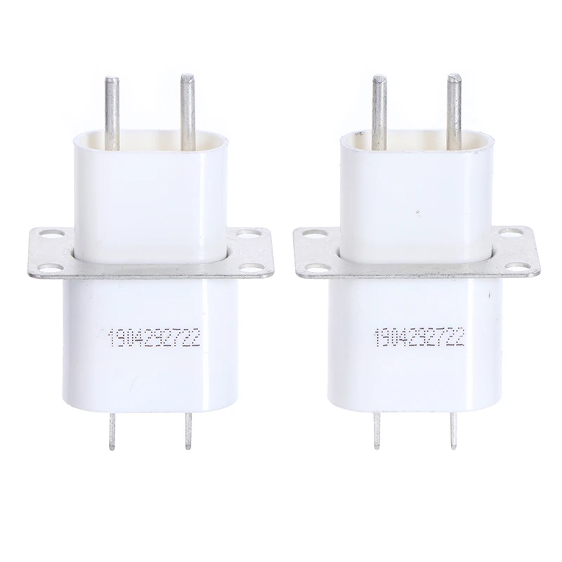 2pcs Electronic Microwave Oven Magnetron w/ Through-core Capacitor Pin Sockets Converter Home Microwave Magnetron Sockets Pins,microwave oven spare parts