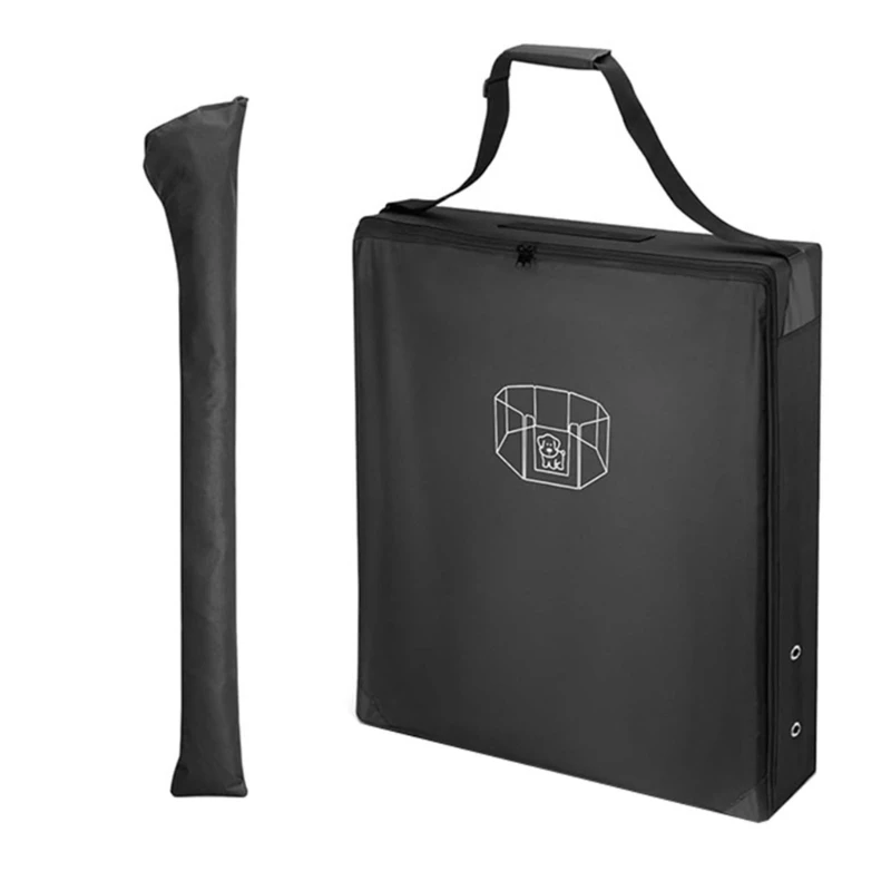 Gefalteter Hundezaun Aufbewahrungsbeutel Campingausrüstung Haltbarkeit Oxfords Fabric Bag Falten Haustierzubehör B03E – Detail 9