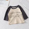 Spring Children's T-shirt Boys Girls Long Sleeve Base Coat Leisure Wear Boys Girls Tops Kids Clothes Children T-shirt 2