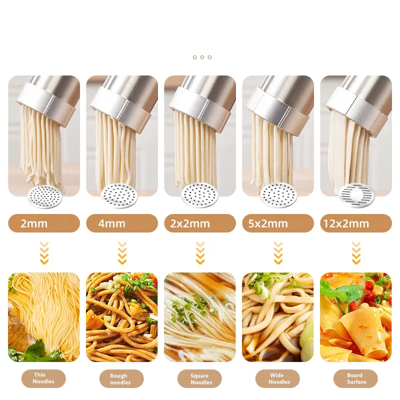 SUNATUR Electric Dough Rolling Kitchen Device Noodle & Pasta Making Gun Innovative Kitchen Noodle Makers Machine