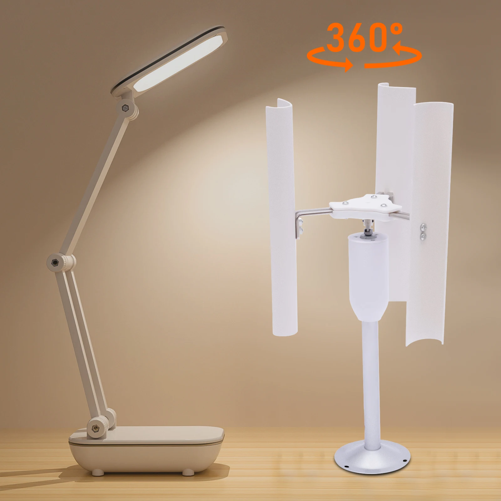 20W 12V Vertical Axis Wind Power Generator Wind Turbine 3-Phase Permanent Magnet Motor 9.84ft/s Start Wind Speed for DIY Power