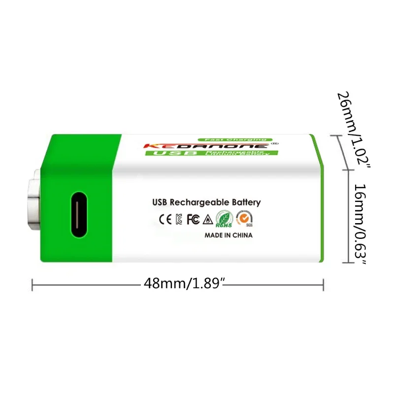 NEW 12800mAh micro USB 9 Volt li-ion Rechargeable Battery 6F22 9V Li ion Lithium Battery for RC Helicopter Model Microphone Toy