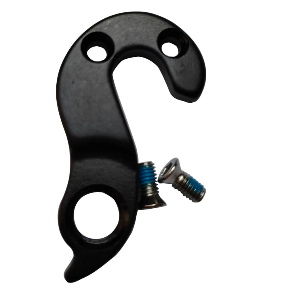 

Bicycle Tail Hook Derailleur Hanger Bicycle Black Replacement With Screws Accessories Aluminium Alloy Pratical