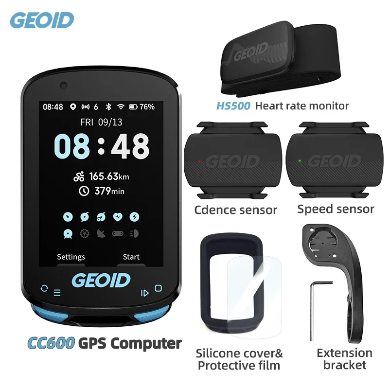 Geoid CC600 バイクコンピュータカラースクリーンスマート