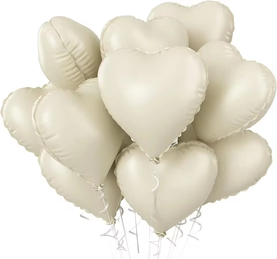 10 Champagner-Liebesballons, 45,7 cm, Geburtstagsdekoration, Luftballons, schwarz, olivgrün, Liebesballons, geeignet für Partydekoration – Detail 7