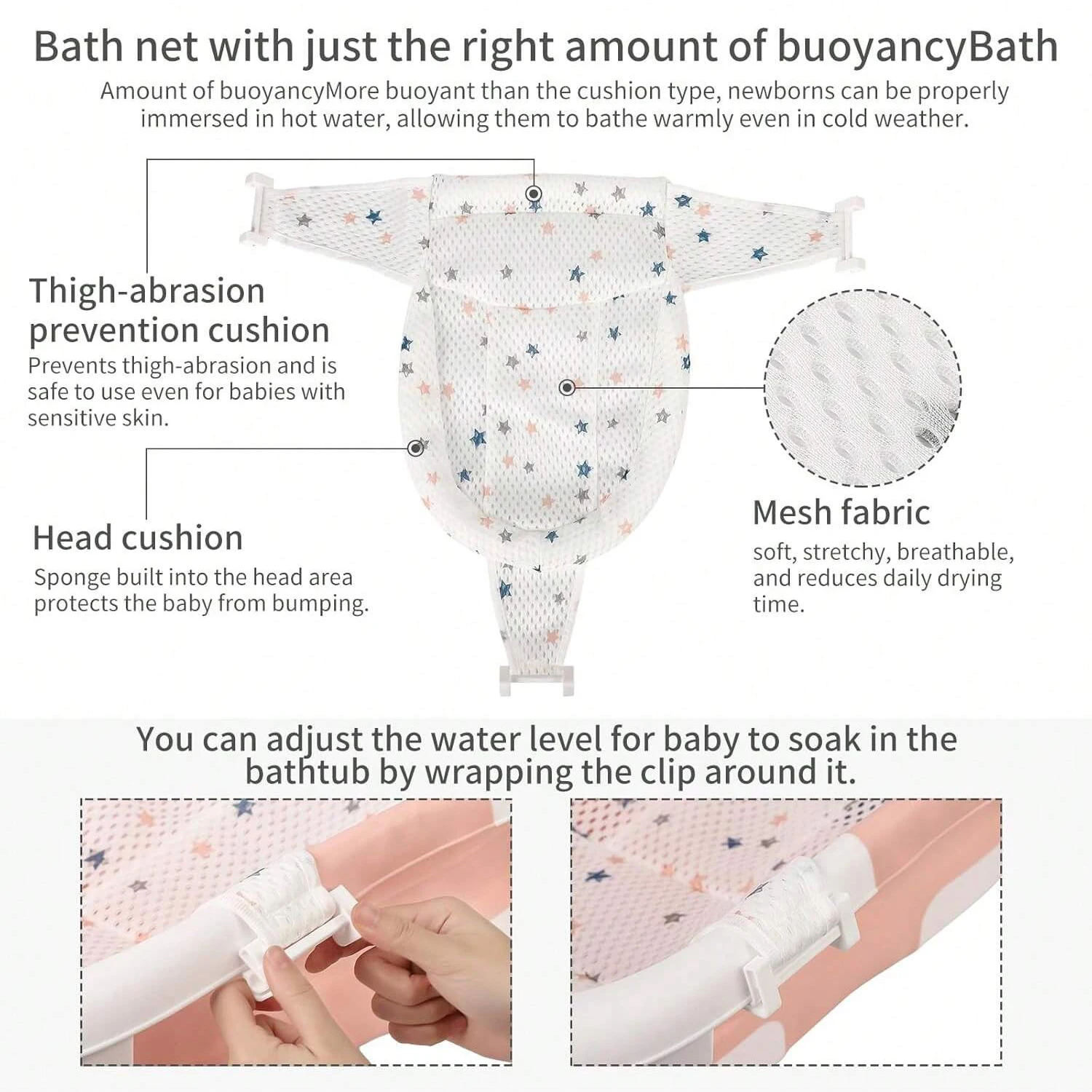 Baby Bathtub, Space Saving Foldable Baby Bathtub with