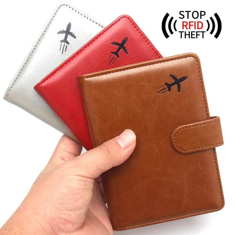 Rfid Passport Holders Travel Wallet Document Organizer Case for