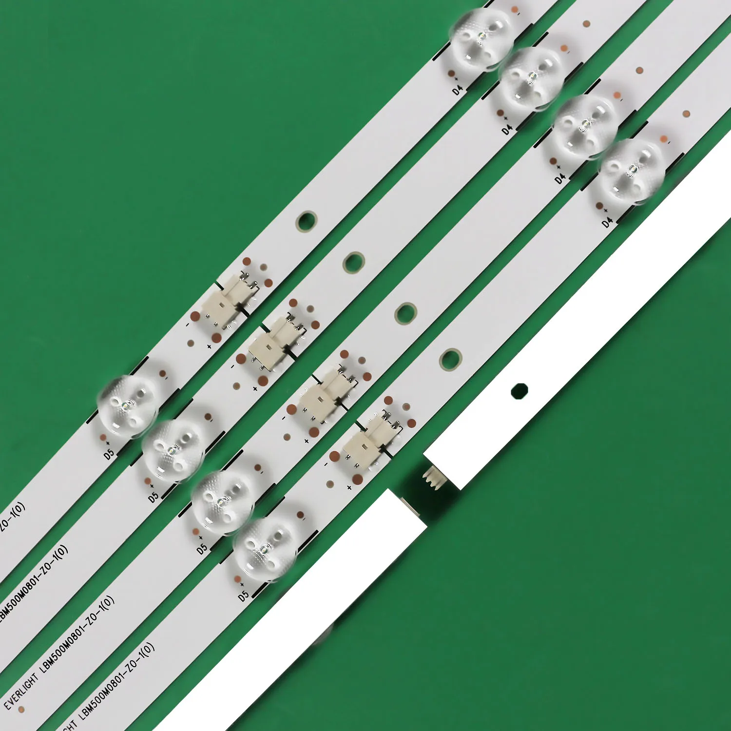 Tira de Luz de Fundo Led para Samsung Ue50nu7002u Un50nu7095g Everlight Lbm500m0801-z010 T500qvn04.0 T500qvn03.0 58.50t38.001 - Imagem 2