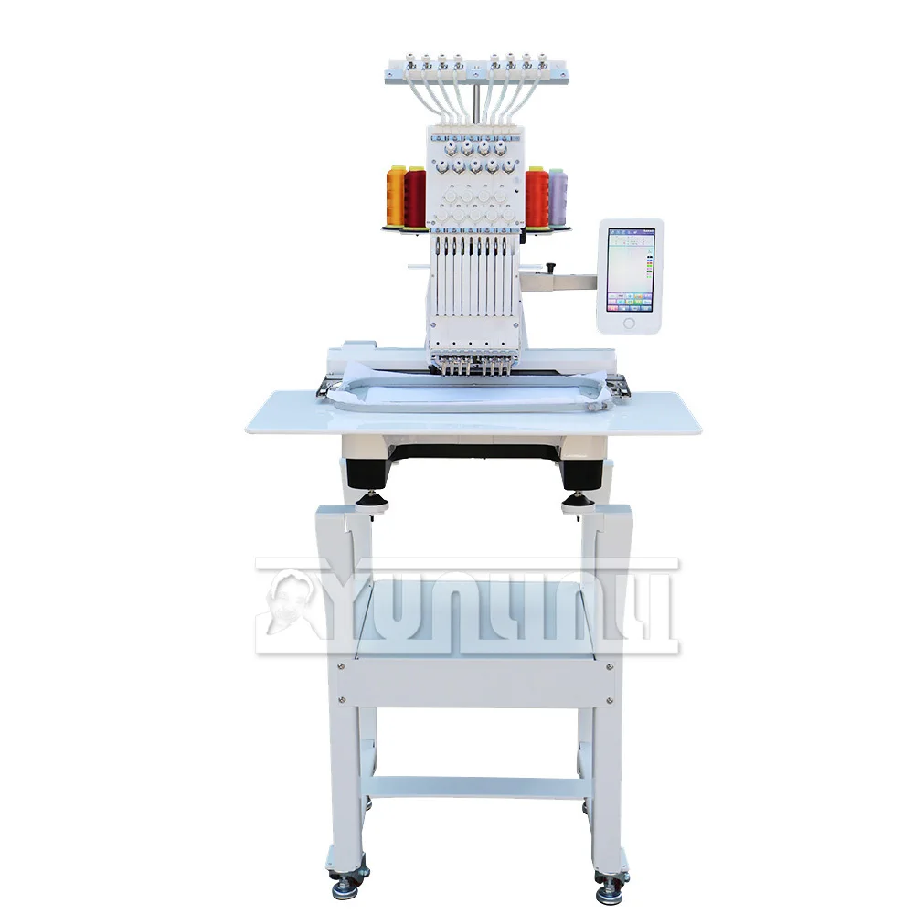 Mfs800 Commercial Single Head Embroidery Machine Hat Socks Clothes Automatic Embroidery Machine