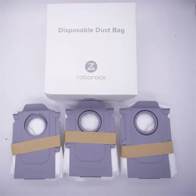 Sacchetti Ricambio Per Roborock S8 MaxV Ultra / S8 Max Ultra - 14 Pezzi, Alta Capacità, Materiale PP - Foto 4