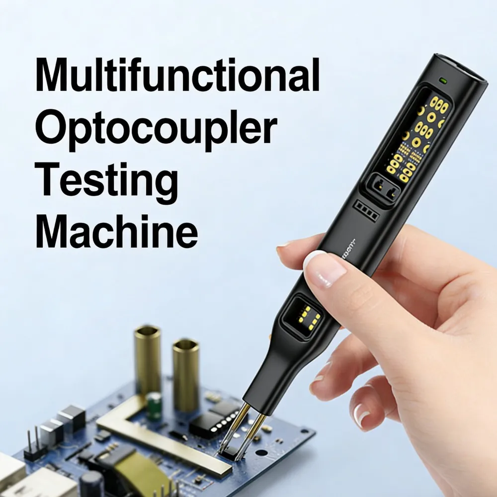 Misuratore di transistor IC Diodo Triodo Chip di circuito Rivelatore Tester accoppiatore ottico multifunzionale Tester di circuito integrato portatile