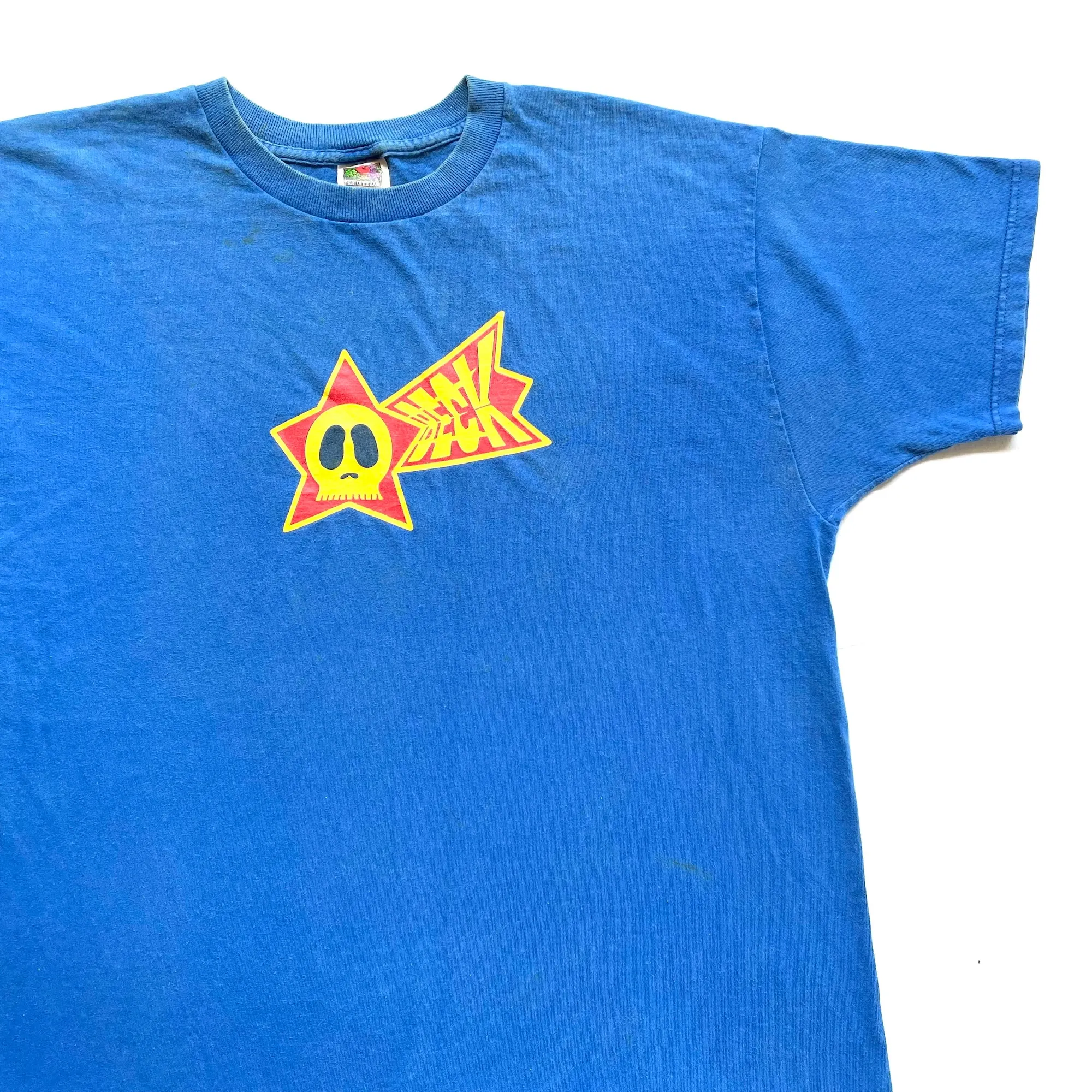 Maglietta Vintage Con Teschio Stella Beck Anni '90 Taglia Xl (W 23 X L 29)