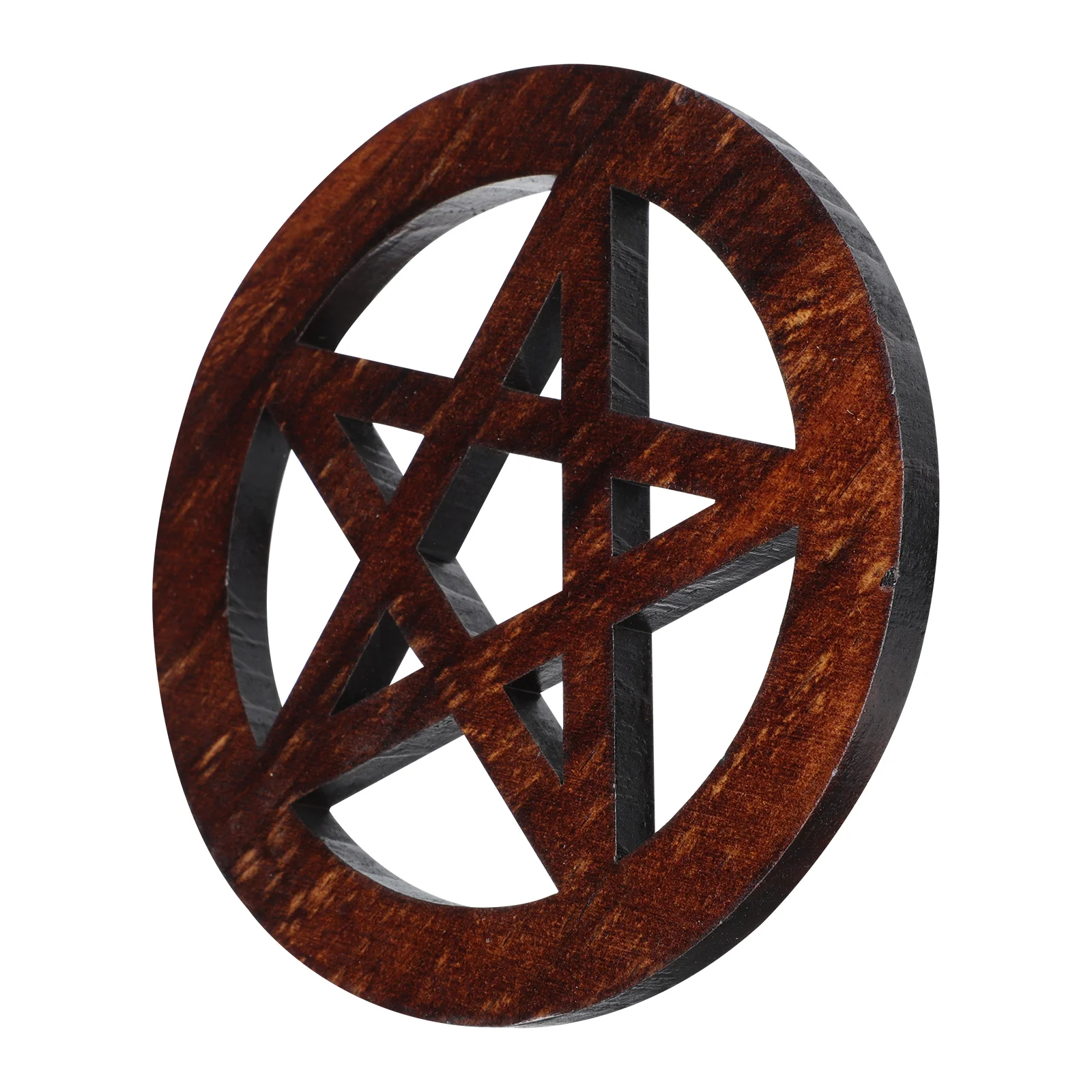 

Wood Altar Pentagram Ornaments Carved Wooden Altar Tile Wooden Decorations