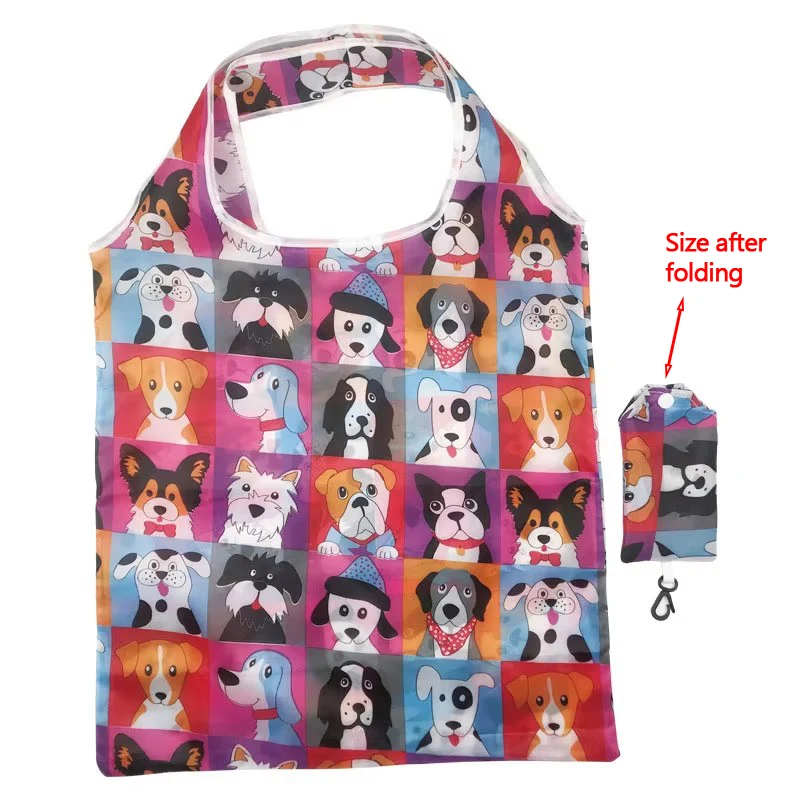 Eco-Friendly Reusable Foldable Nylon Tote Bag - Lightweight & Durable Shopping Bag