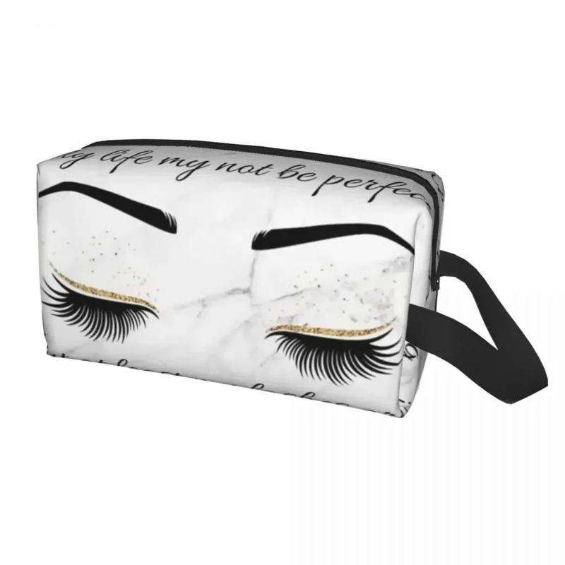 

Косметичка женская для путешествий, органайзер для косметики с красивыми глазами и ресницами